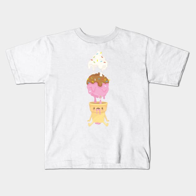 Ice Cream Kids T-Shirt by Sam Potter Design